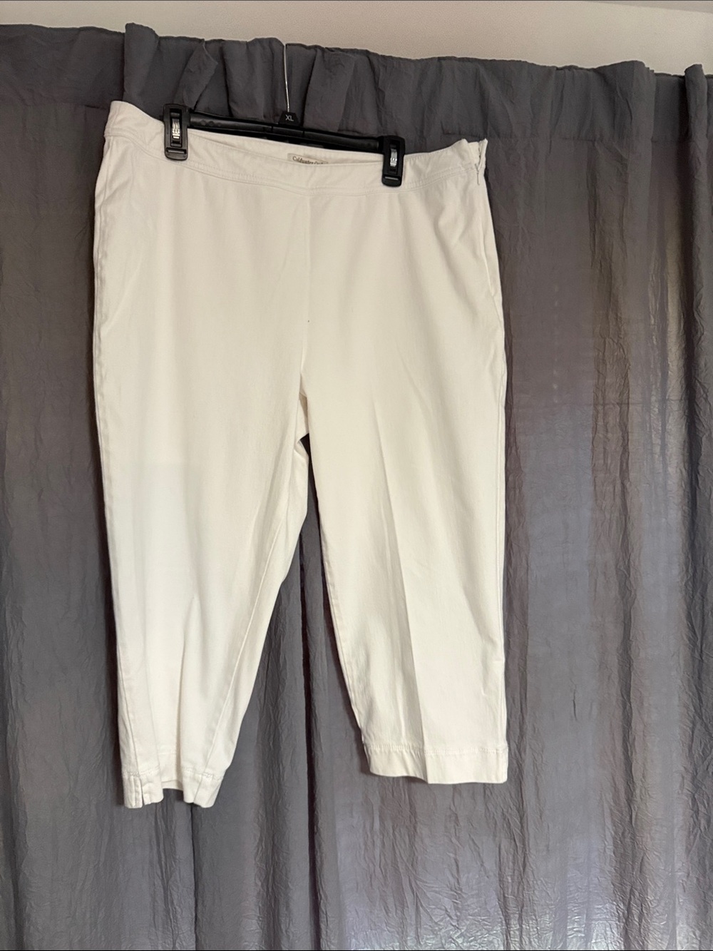 Coldwater Creek White Cropped Ankle Jeans